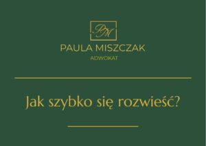 jak szybko się rozwieść - okładka